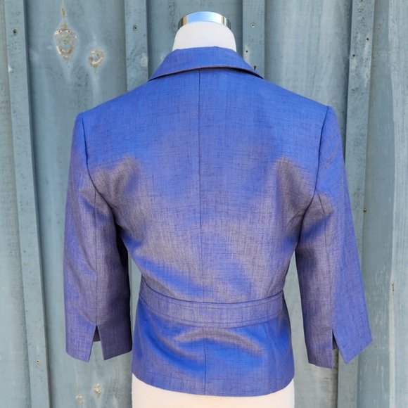 Tristan & Iseut Tailored Blazer Jacket Size 4 Like New - Picture 6 of 7
